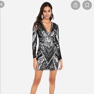 Sequined express dress